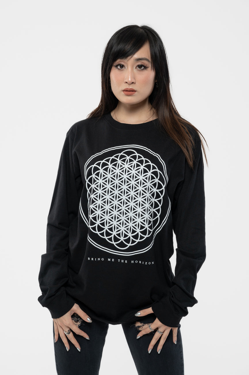  Bring Me The Horizon T Shirt Sempiternal Tour BMTH Official  Mens Black Size S : Clothing, Shoes & Jewelry