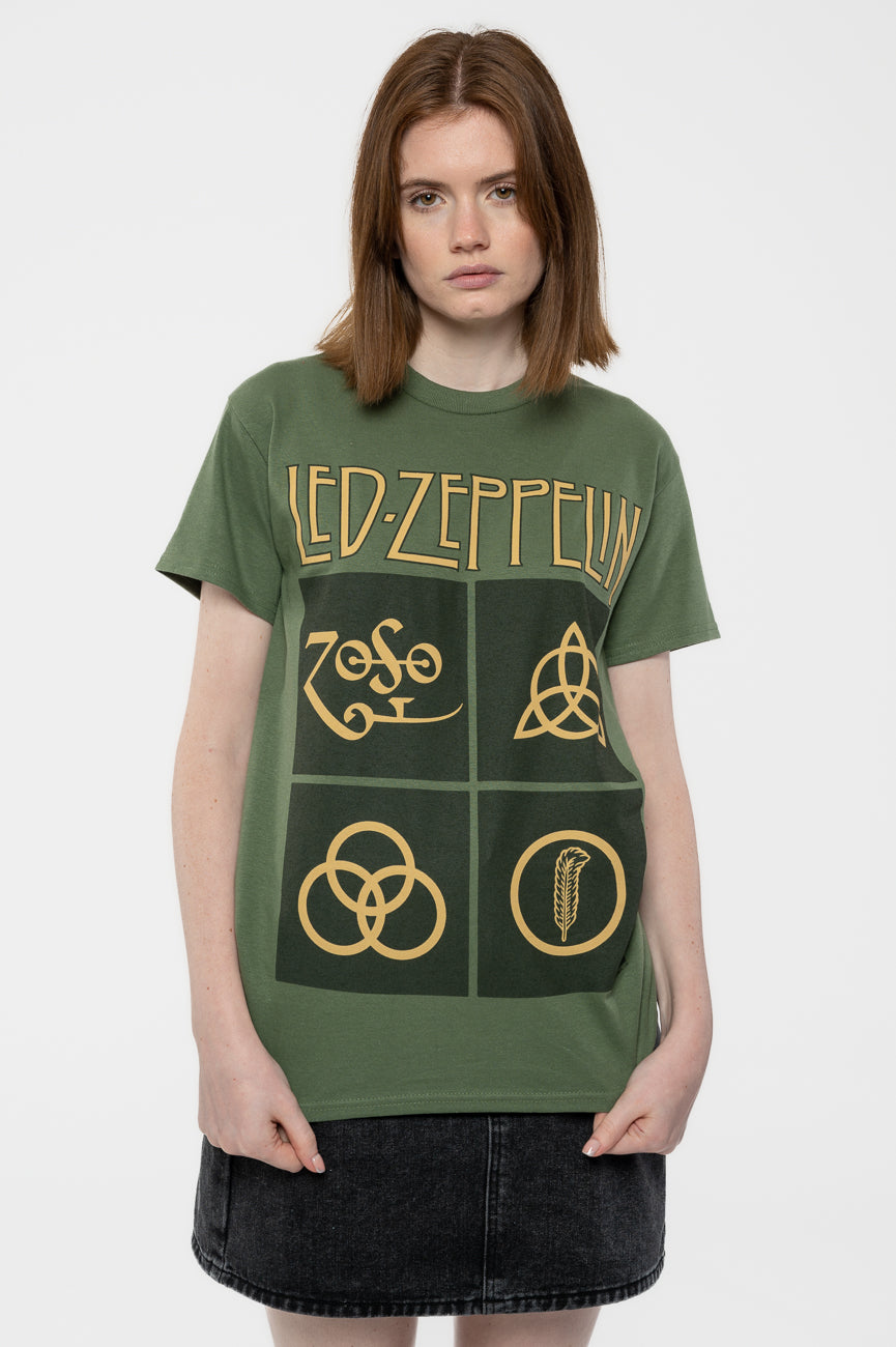 led zeppelin symbols shirt