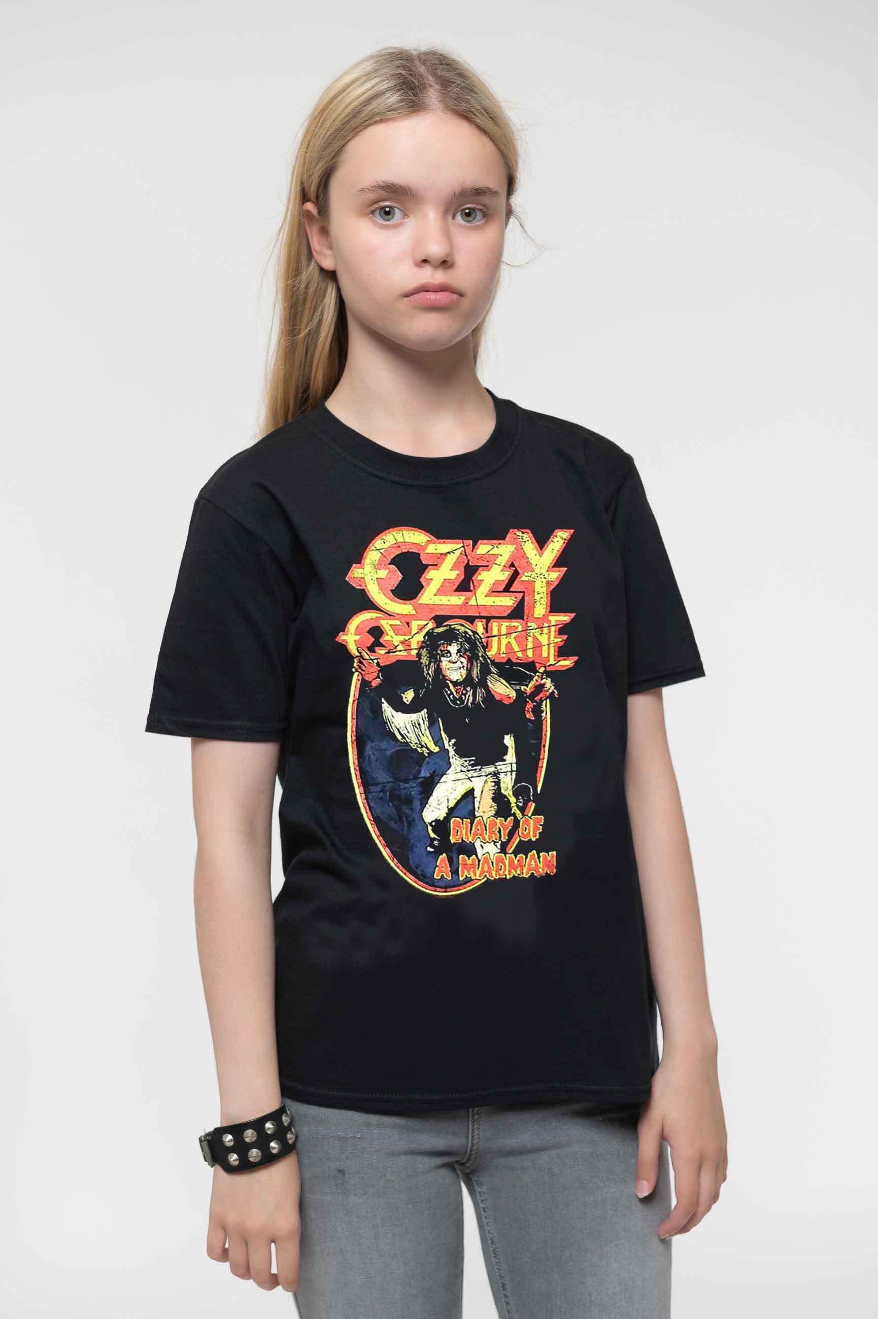 Vintage Ozzy Osbourne Diary Of A Madman Raglan Shirt