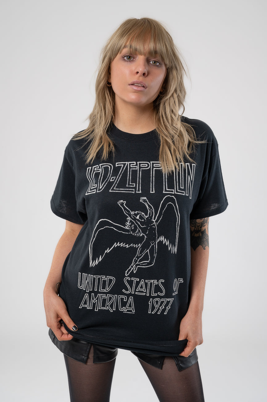 led zeppelin 77 tour shirt