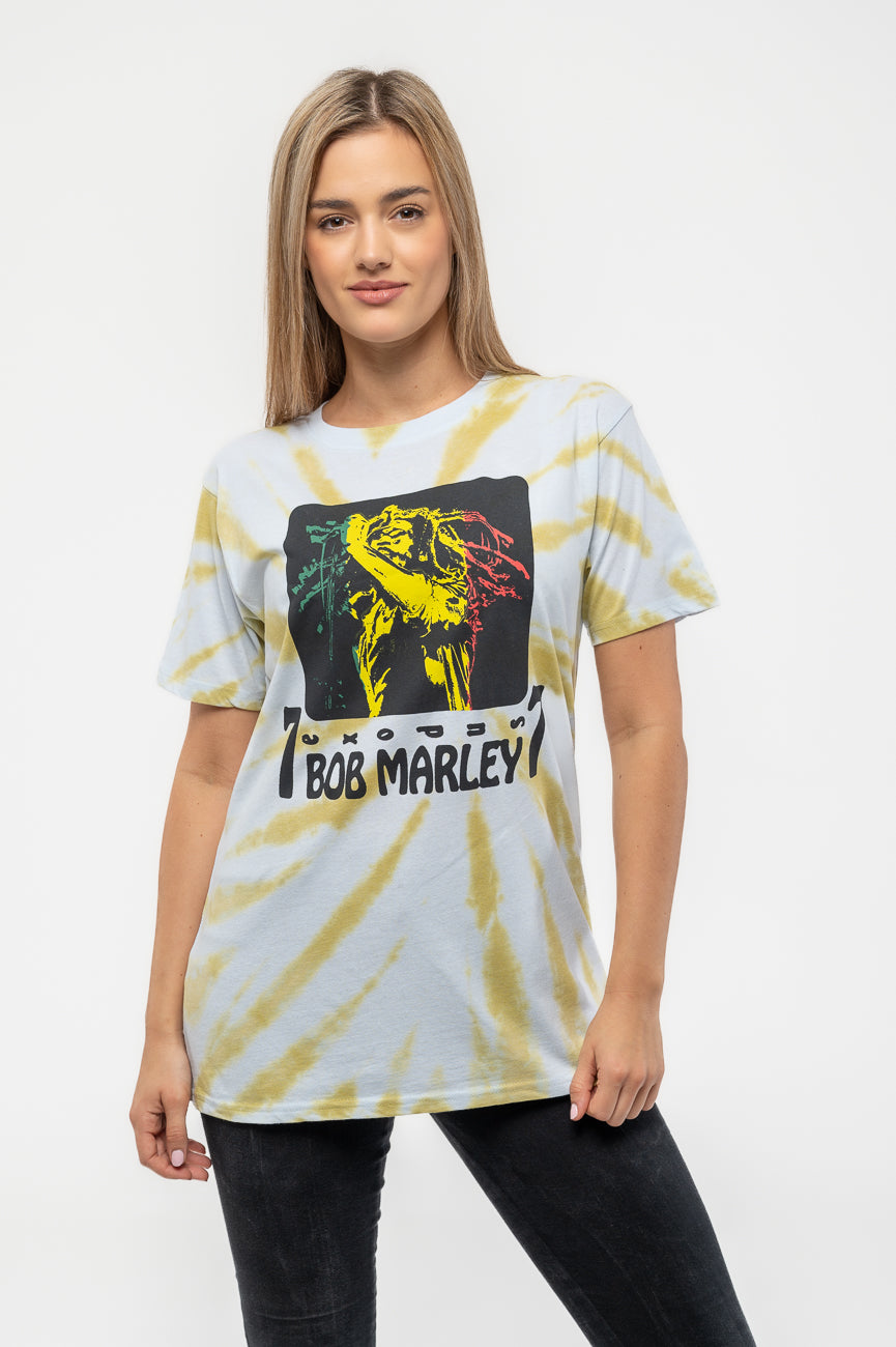 bob marley tie dye shirt