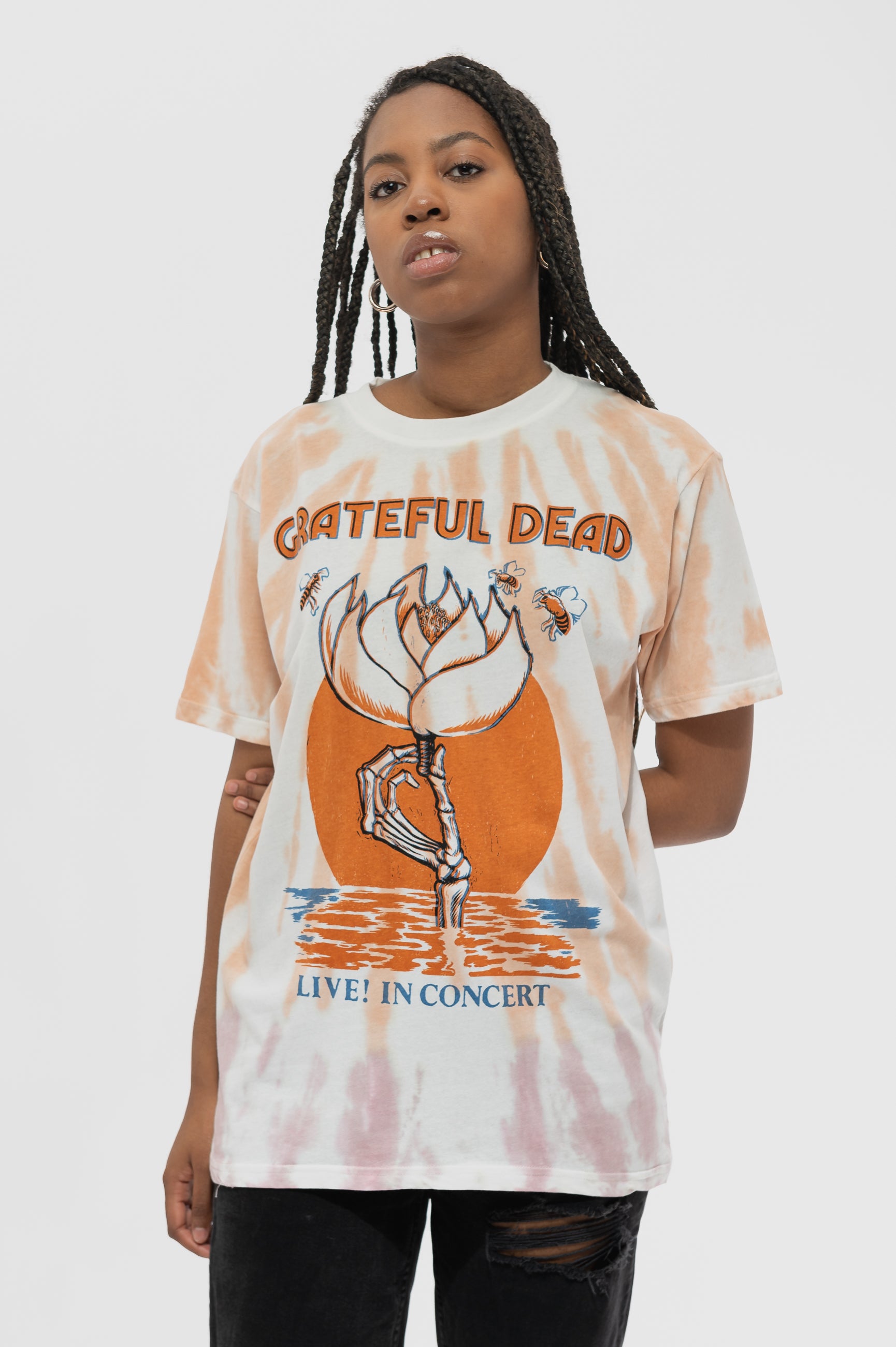 Grateful Dead Bertha Dip-Dye Tee