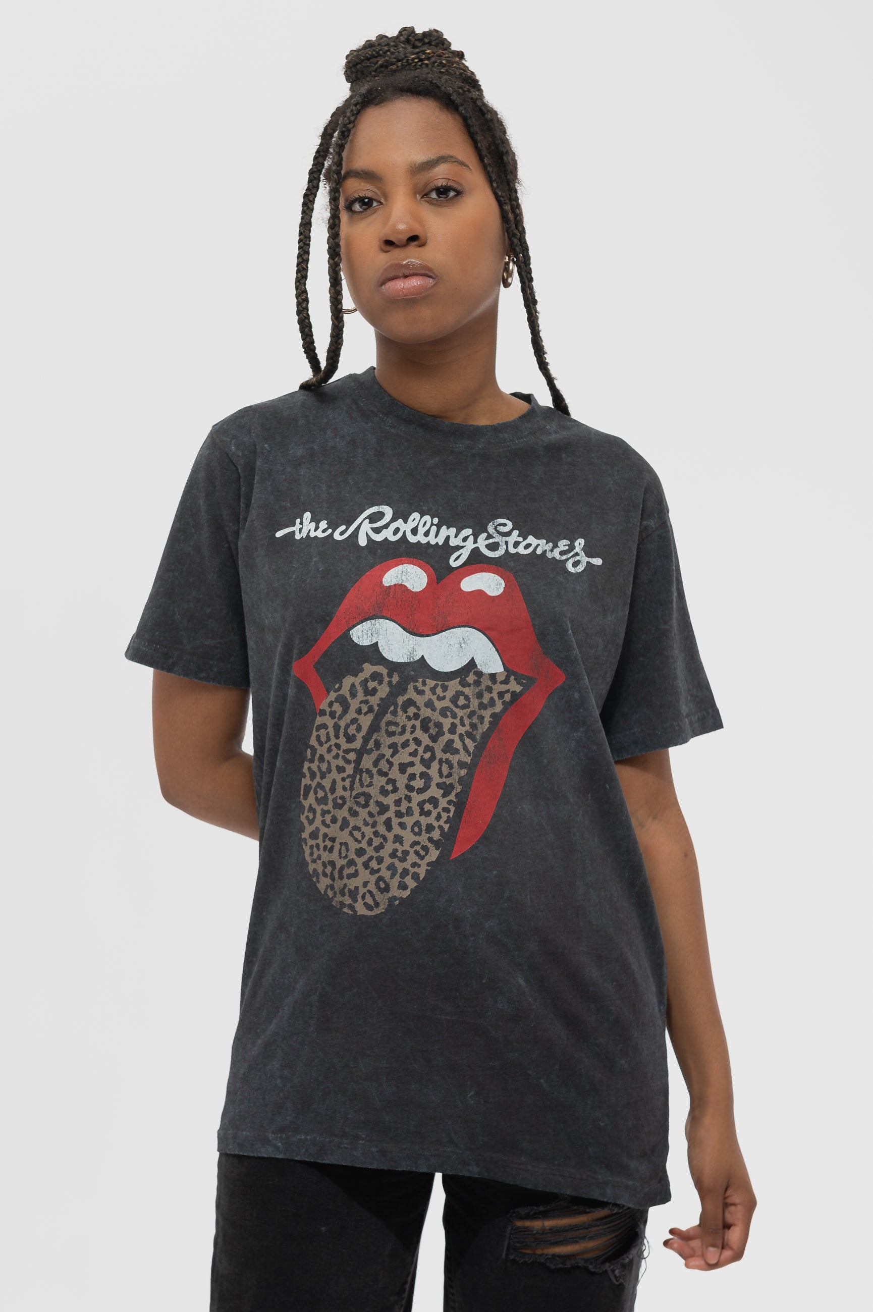 The Rolling Stones Acid Tongue Shirt Wash – Leopard Paradiso Dip T Clothing Dye