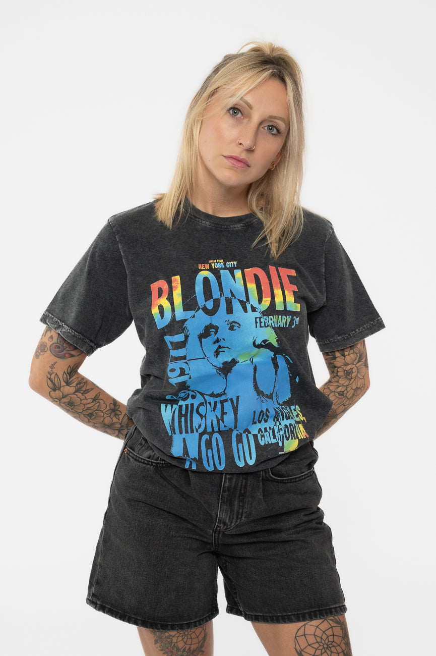 Blondie Whiskey A Go Go Washed Finish T Shirt – Paradiso Clothing