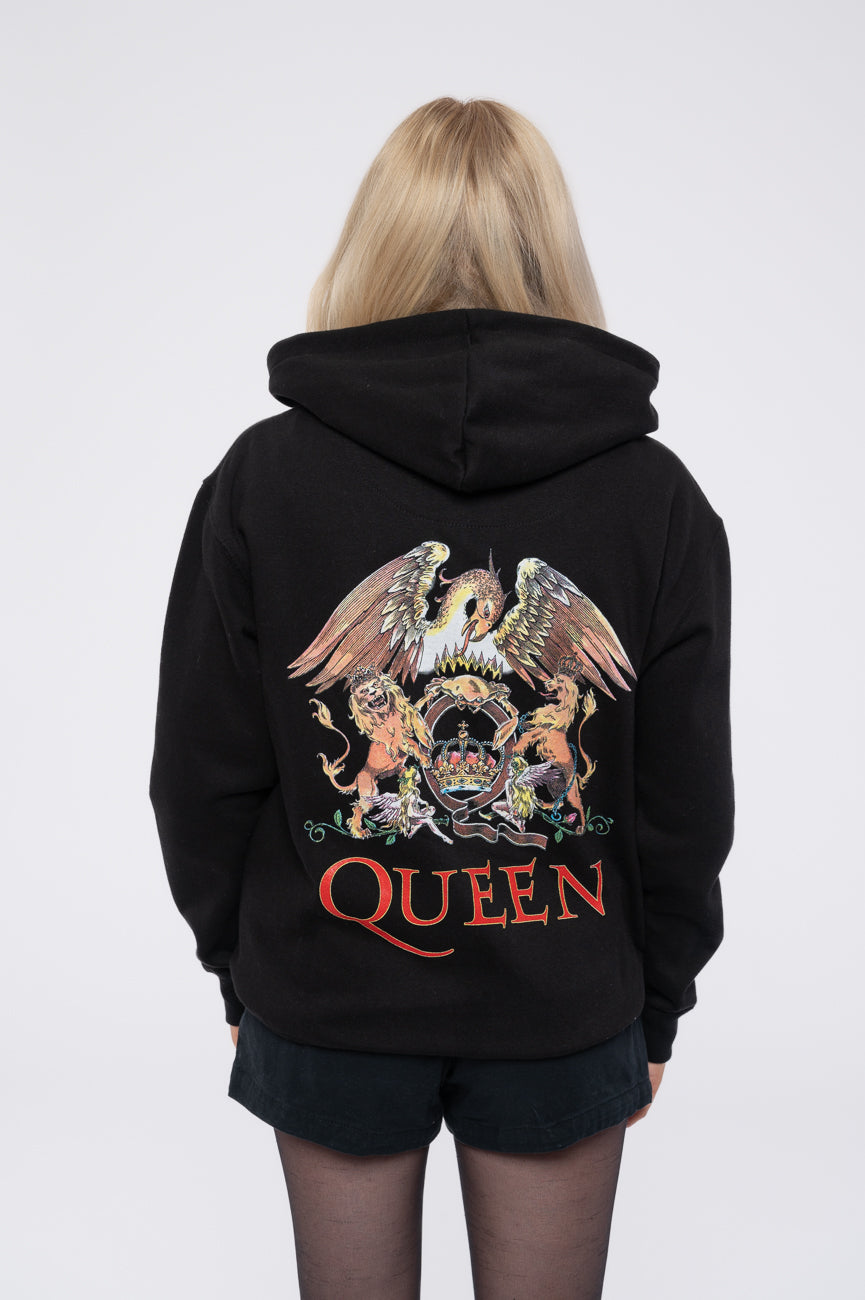 Queen crest hot sale hoodie