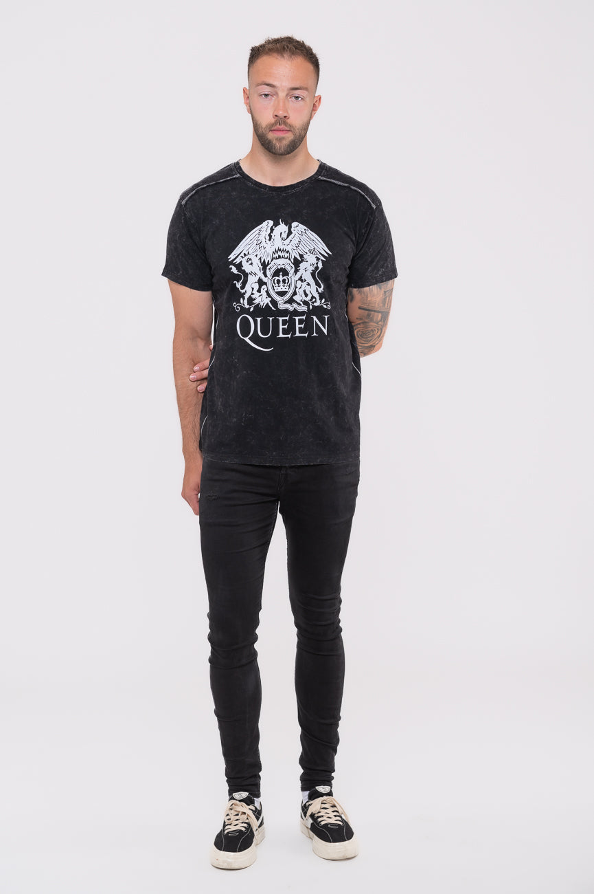 Queen Classic Crest Band Logo – Wash T Snow Clothing Shirt Paradiso