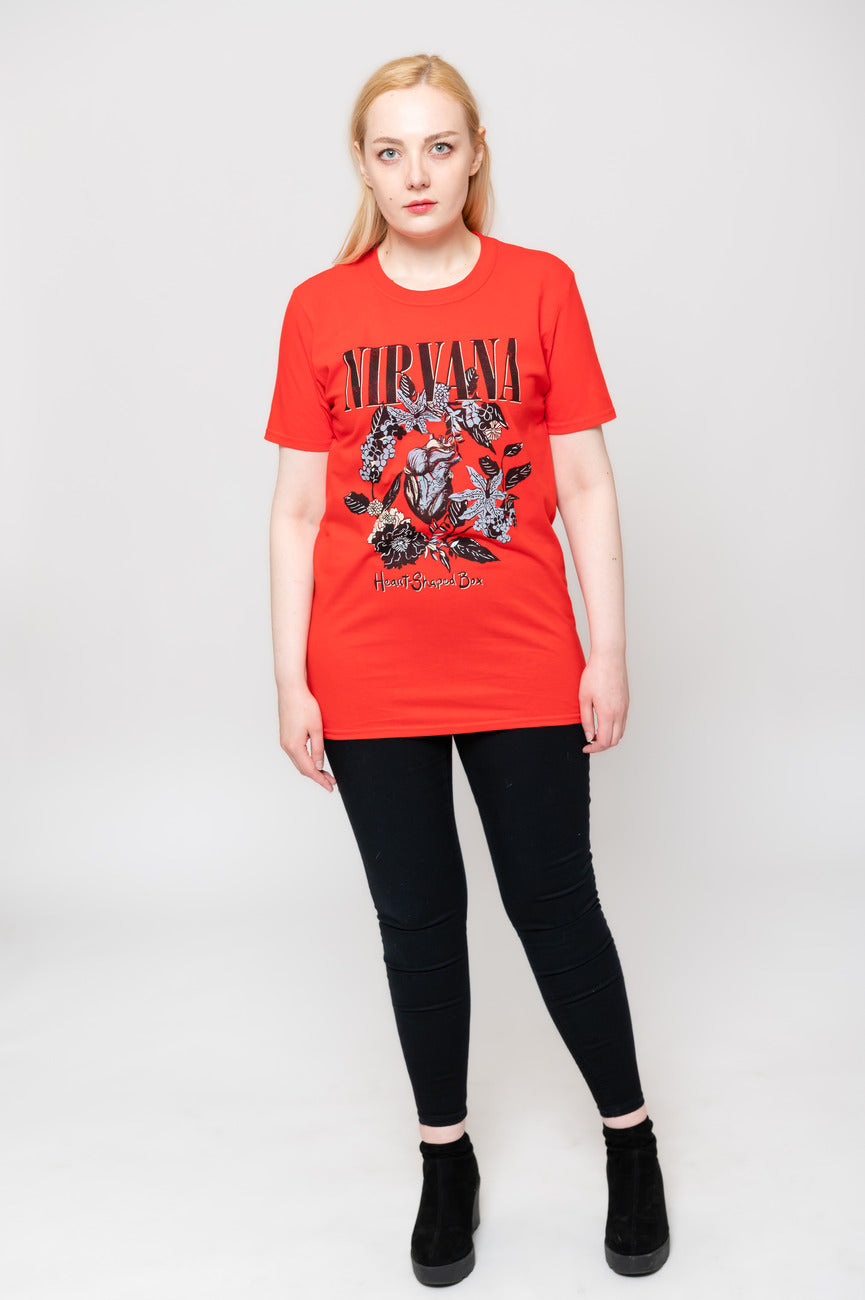 Nirvana Heart Shaped Box T Shirt Paradiso Clothing