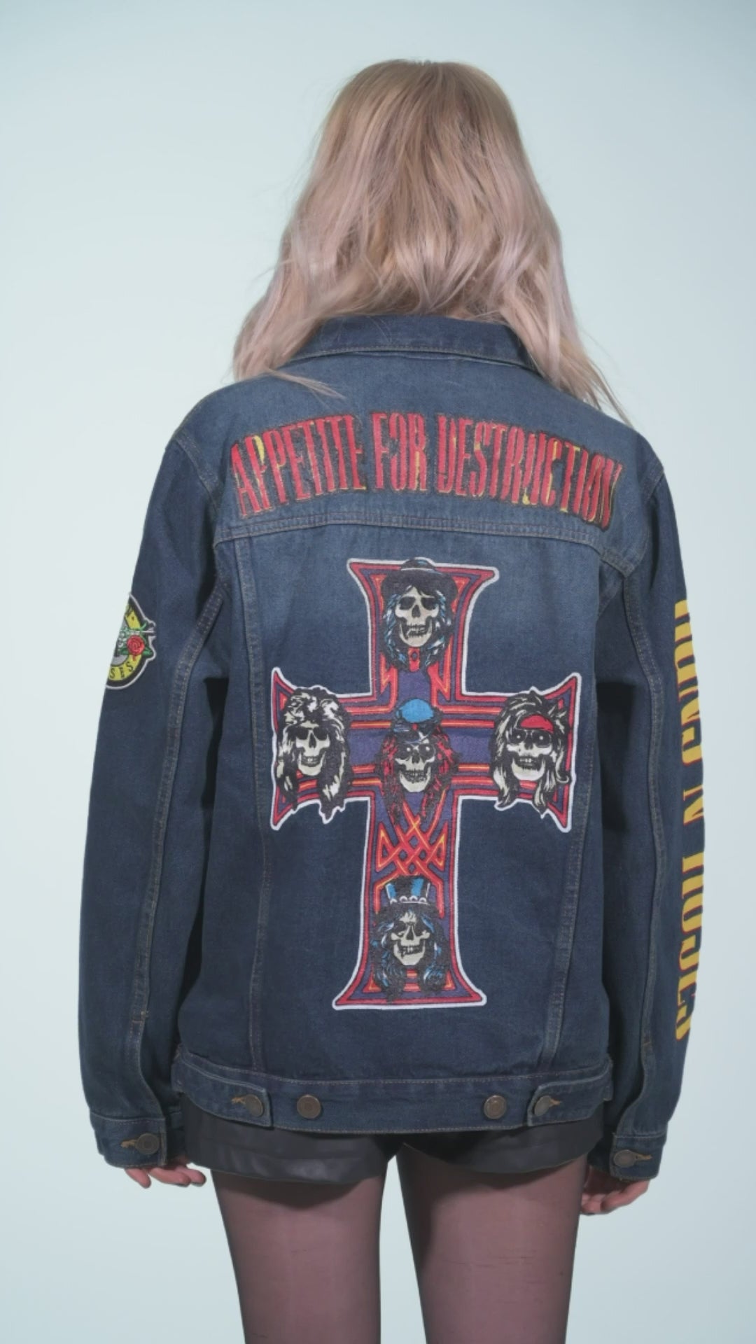 Guns outlets N’ Roses appetite for destruction hoodie jacket