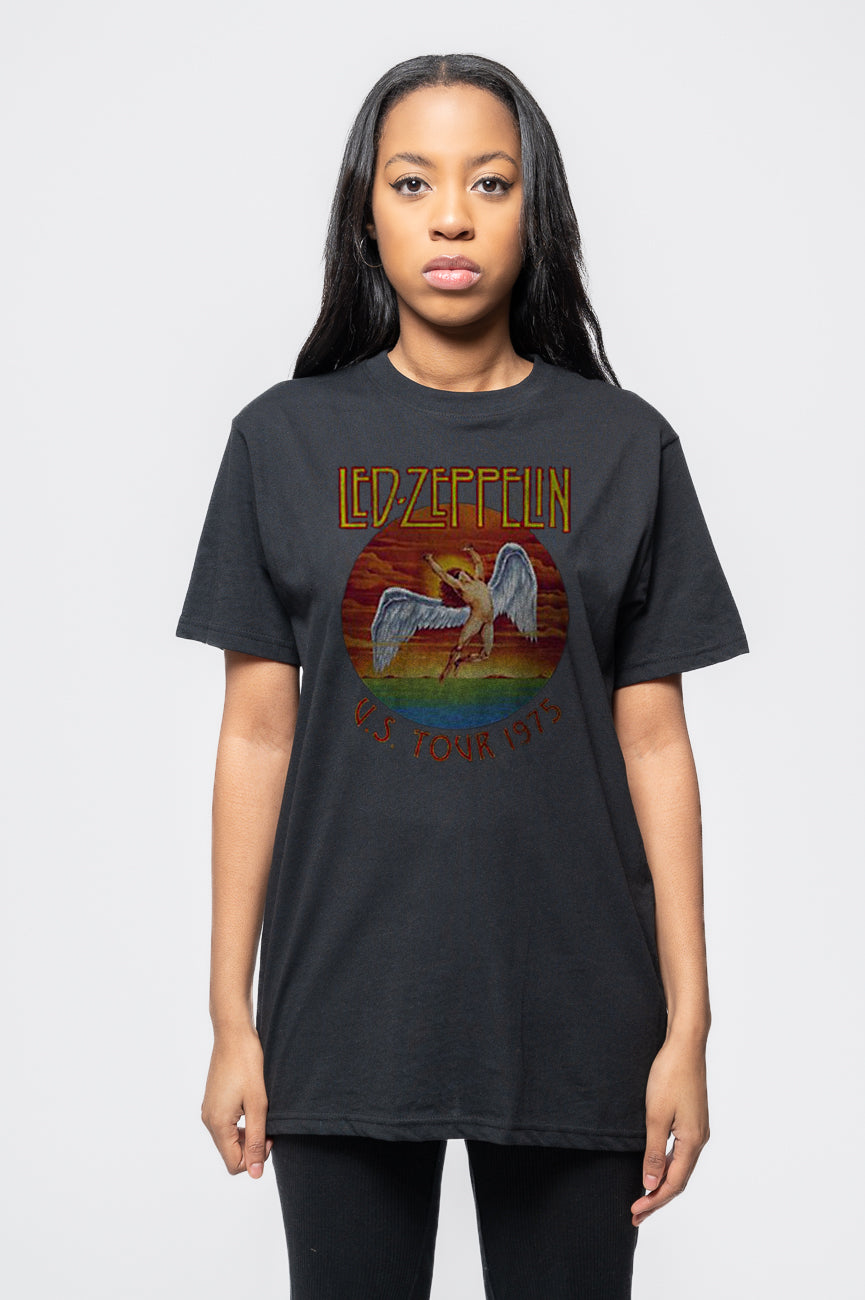 Led Zeppelin USA Tour 75 T Shirt – Paradiso Clothing