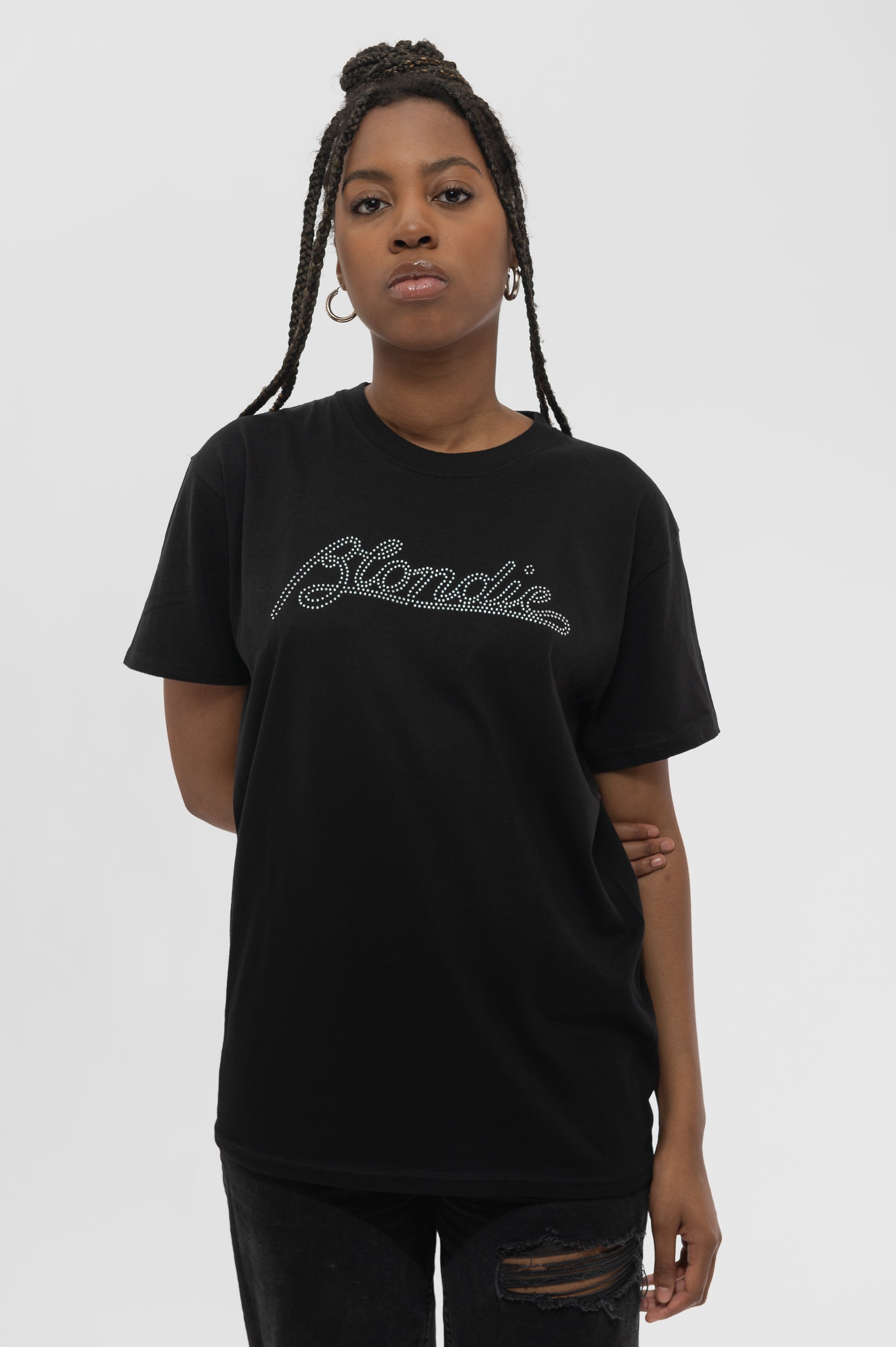 Blondie Diamante Band Logo T Shirt – Paradiso Clothing